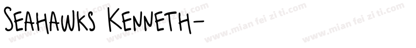 Seahawks Kenneth字体转换